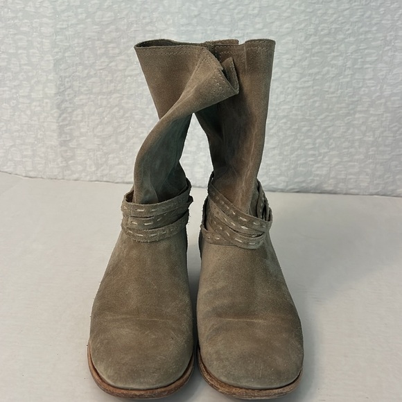 FRYE WOMENS CARA PICKSTITCH MID BOOT 8 - Picture 6 of 16